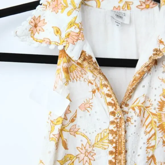 HEMANT AND NANDITA Tora Long Belt Buckle Dress in Off White - Picture 11 of 11